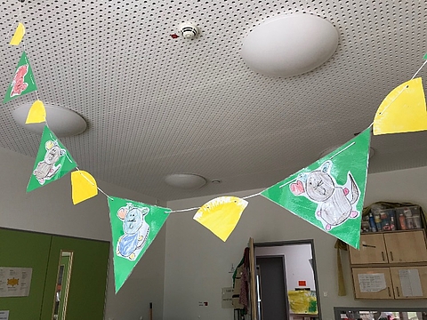 Eine festliche Girlande fürs Jubiläum